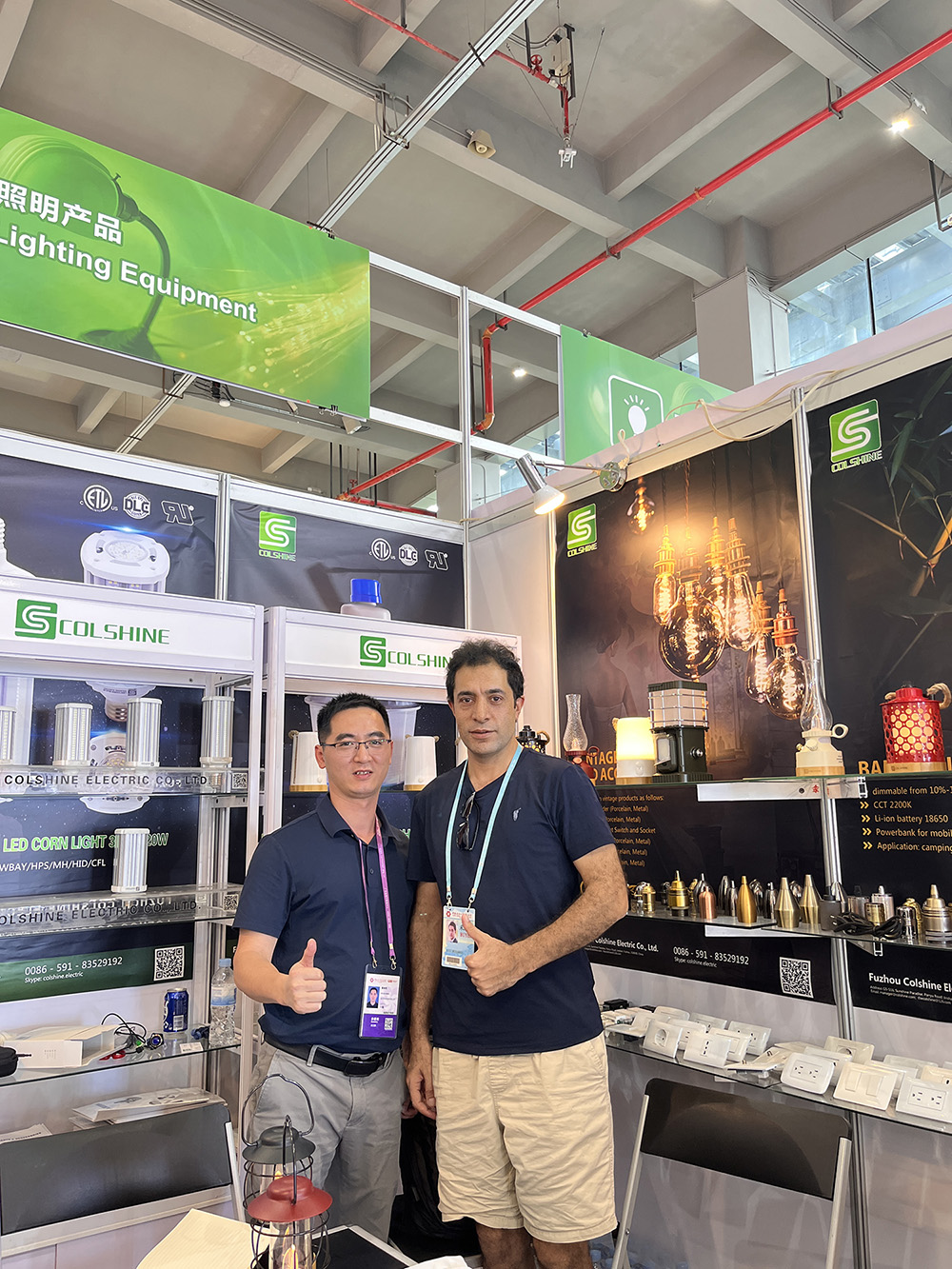 Colshine Electric at canton fair